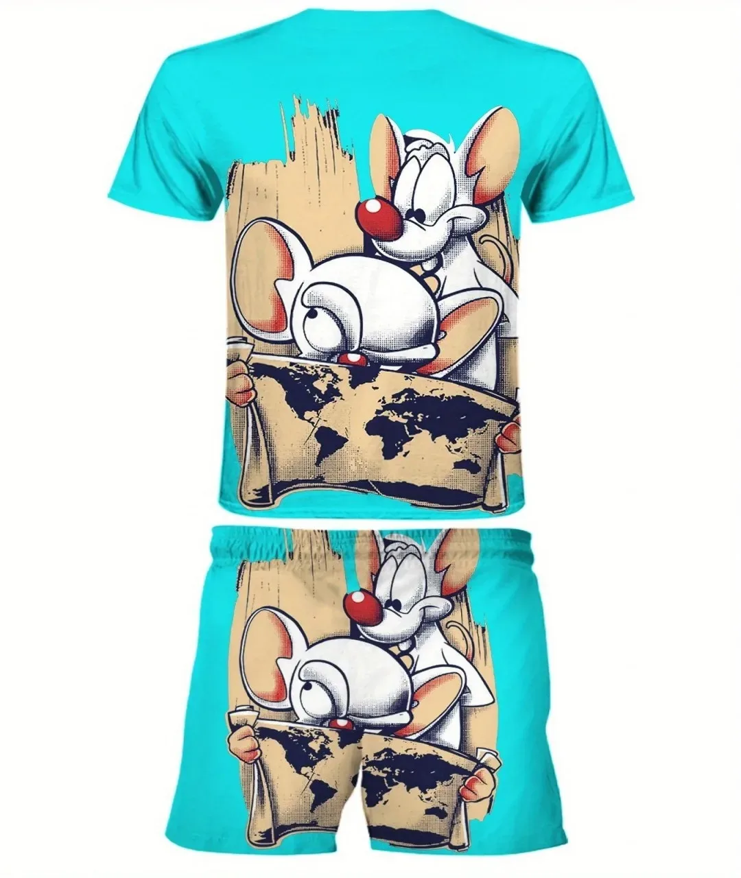 Summer Clothing Men Fashion - Comic Animal Print Men's Clothing Summer
