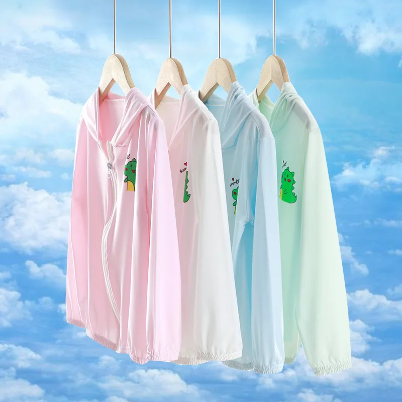 Yours Clothing Summer Jackets - Summer Children's Sun Protection Clothing Ultrathin
