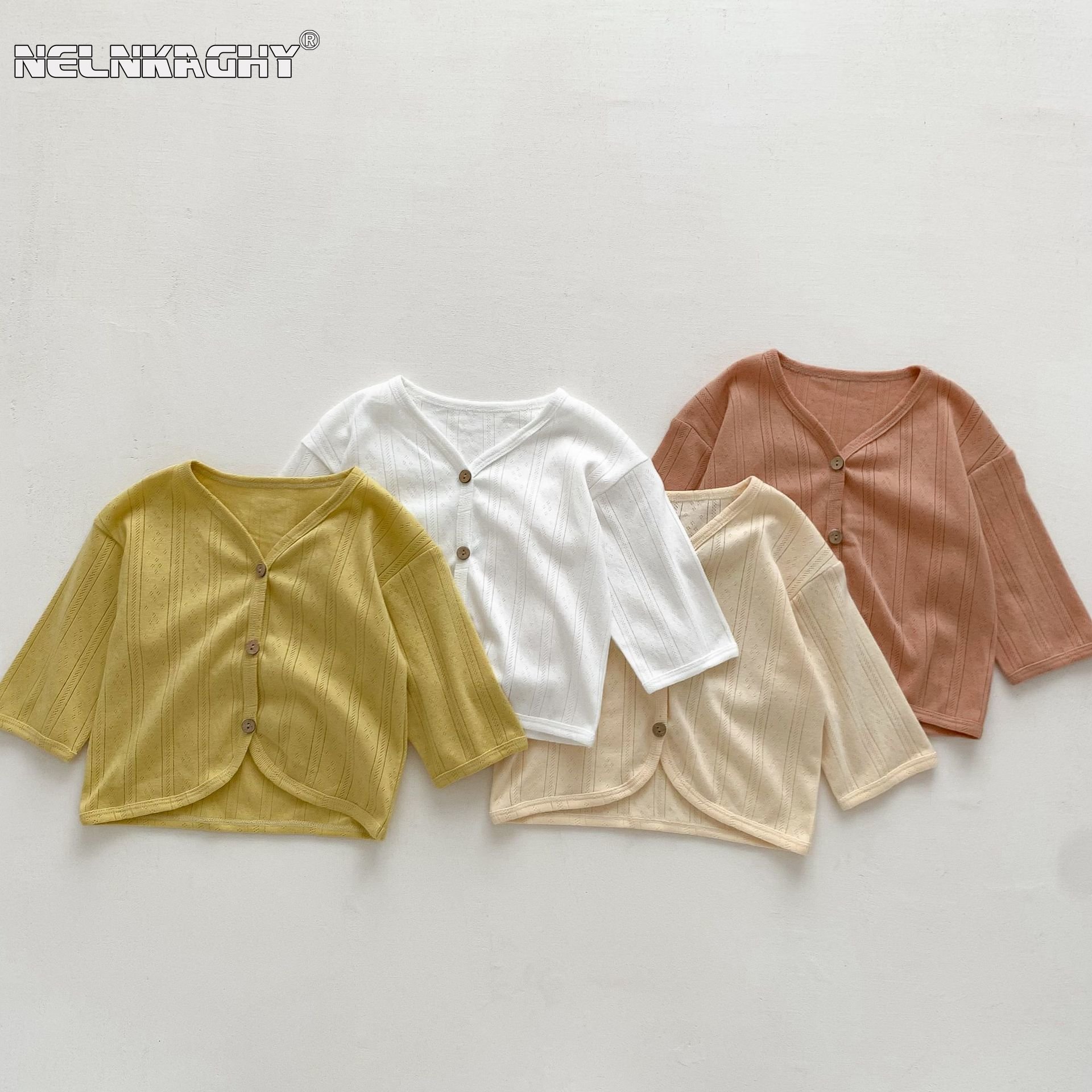 Yours Clothing Summer Jackets - Summer Kids Baby Girls Boys Hollow-out