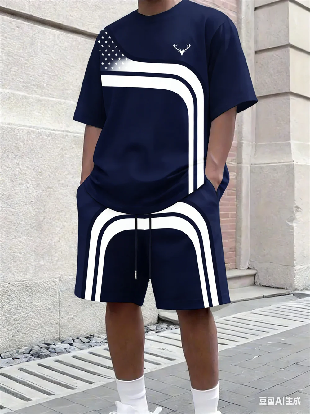 Summer Clothing Men Fashion - Fashion Summer Men's Stripe Print Comfortable