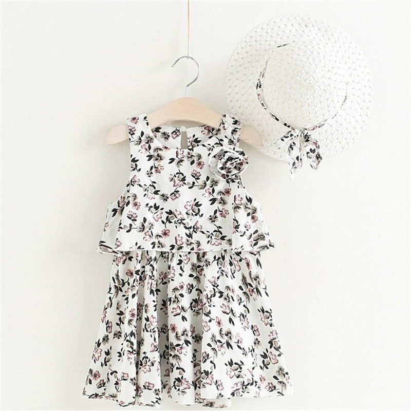 Summer Dresses Yours Clothing - Lawadka 2-6Y Summer Kids Print Dresses