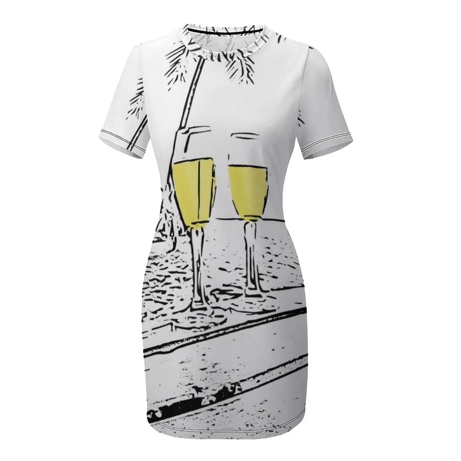 wine glasses Short-Sleeved Dre - Summer Clothing Trends 2026 review and price