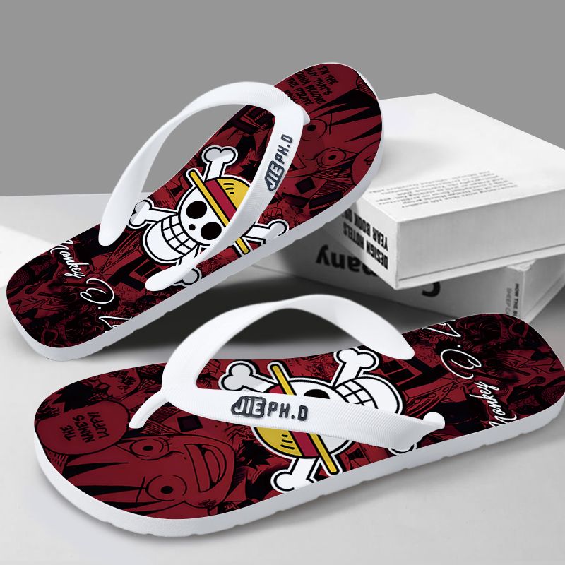 New One Piece anime flip-flops - Summer Clothing Wholesale review and price