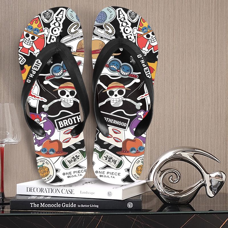 New One Piece anime flip-flops - Summer Clothing Wholesale review and price