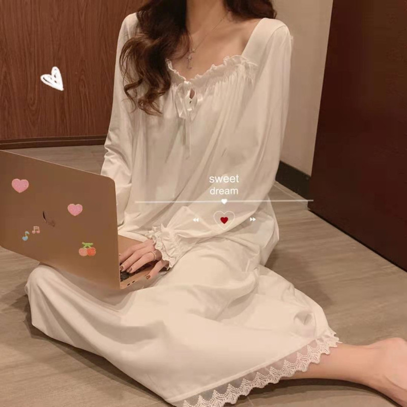Large Size Women White Nightgo - Summer Nights Clothing review and price