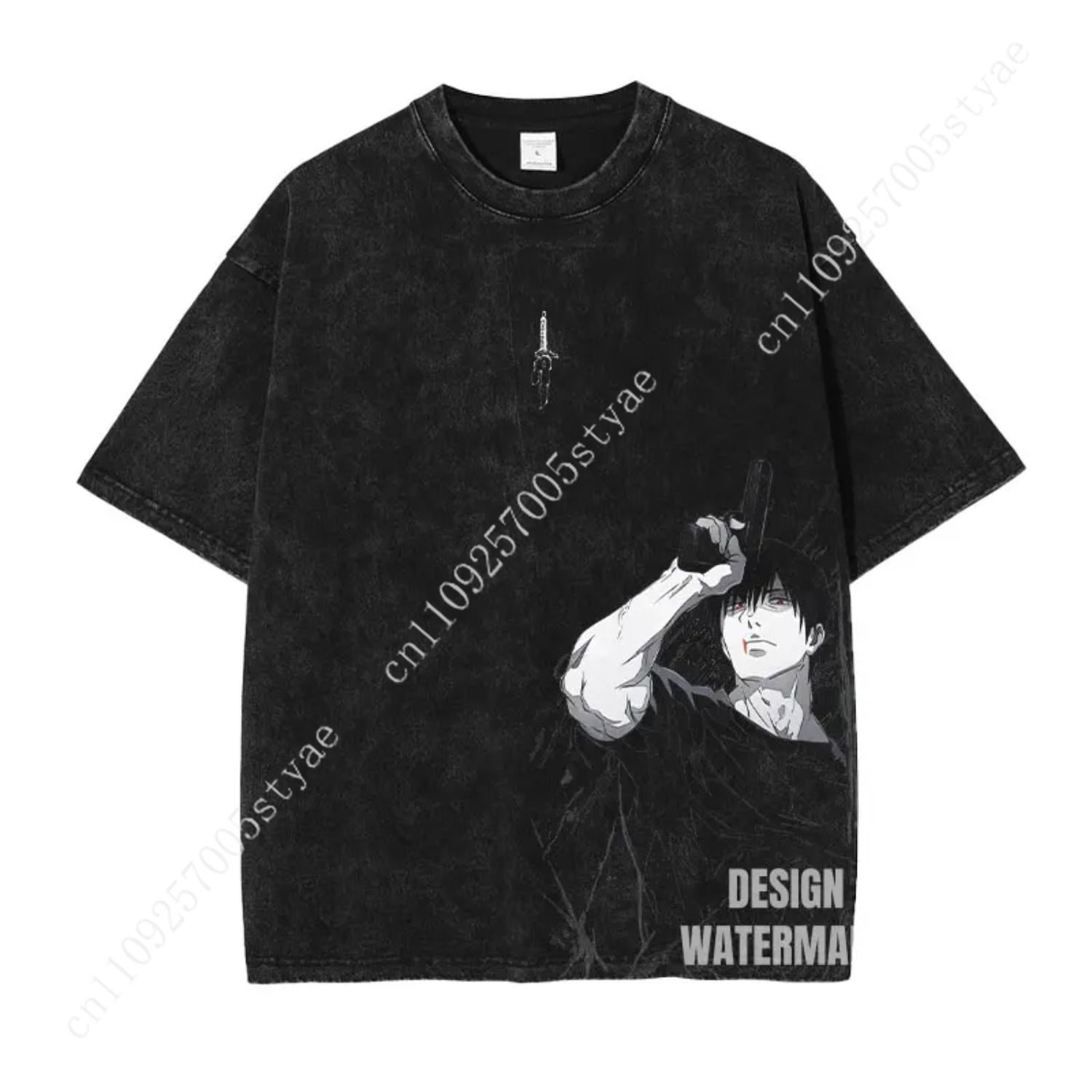 Gojo Satoru Graphic Tee  Anime - Yours Summer Clothing review and price