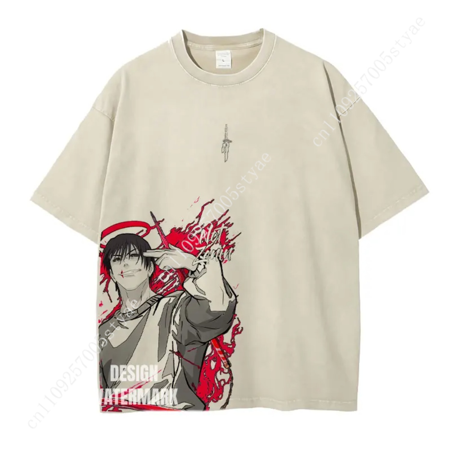 Gojo Satoru Graphic Tee  Anime - Yours Summer Clothing review and price
