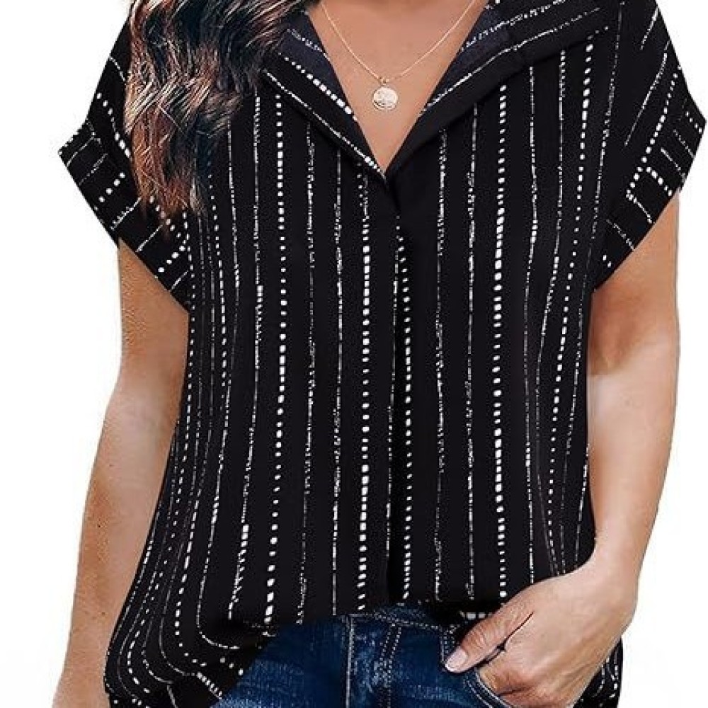 Casual Womens Striped Shirt La - Summer Clothing Essentials Women review and price