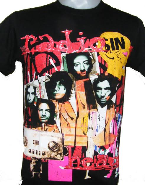 Radiohead  T-shirt Vintage Loo - Quality Summer Clothing For Women review and price