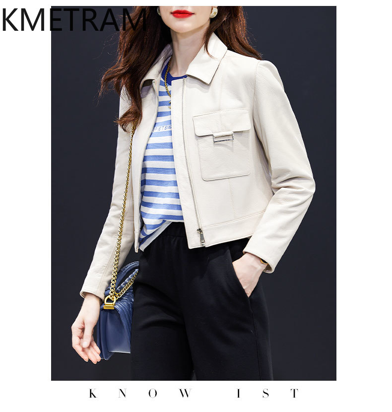 Genuine Leather Jacket Woman R - Quality Summer Clothing For Women review and price