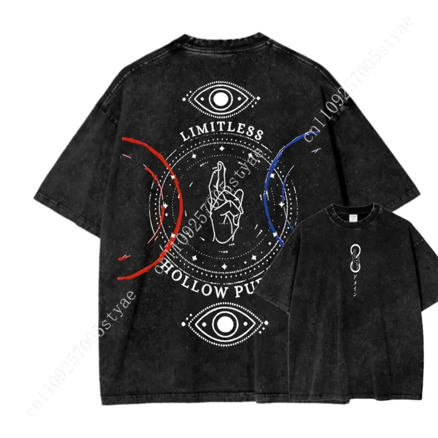 Anime  Gojo Satoru Print T-shi - Yours Summer Clothing review and price