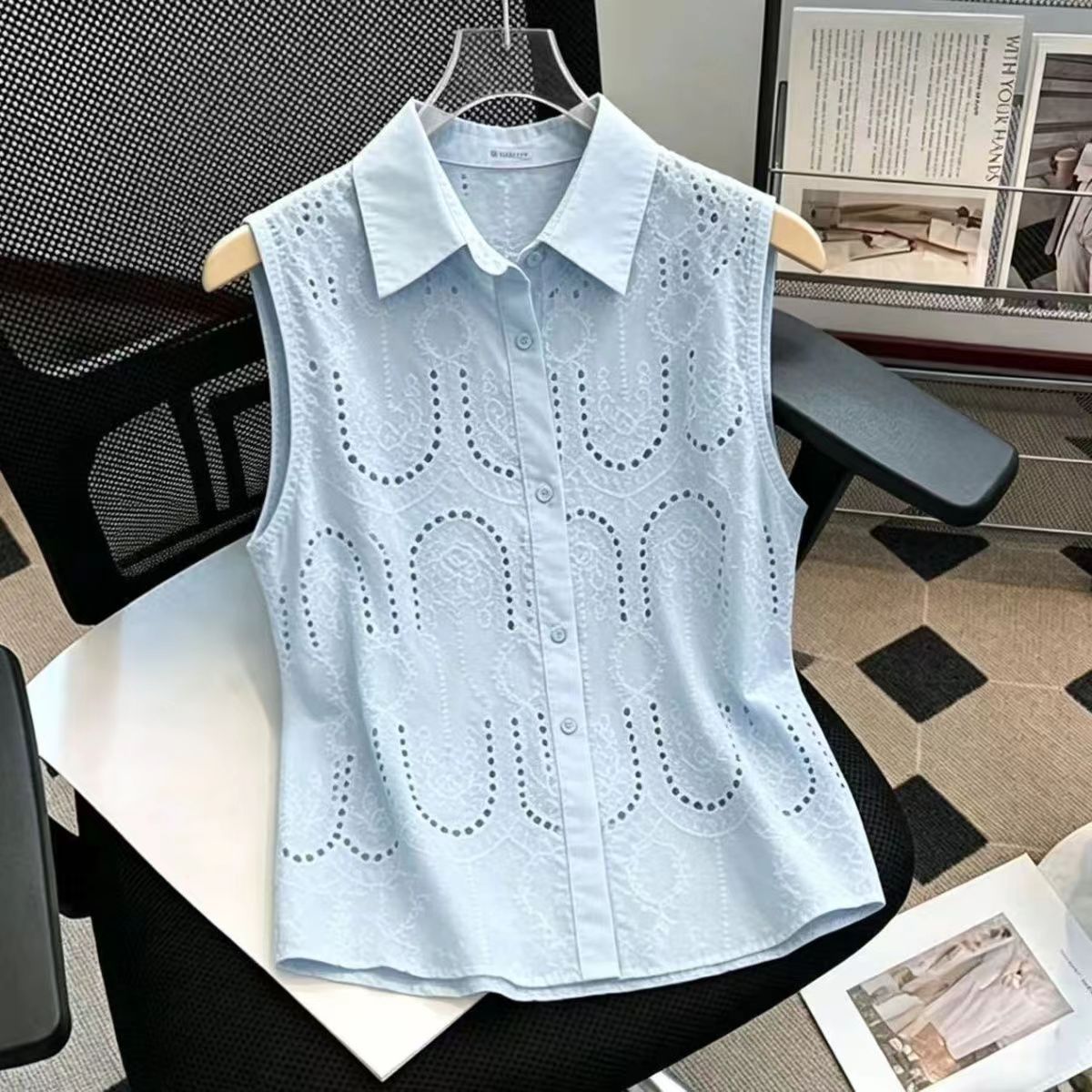 Sweet Sleeveless Solid Neck Bu - Summer Clothing Trends For Women review and price