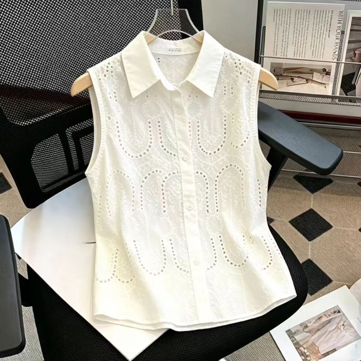 Sweet Sleeveless Solid Neck Bu - Summer Clothing Trends For Women review and price