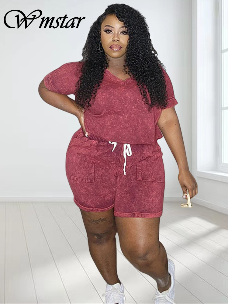 Wmstar Plus Size Two Piece Out - Summer Clothing Wholesale review and price