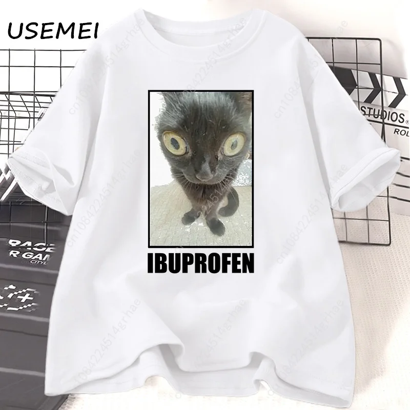 Funny Cat Ibuprofen Graphic T  - Yours Summer Clothing review and price