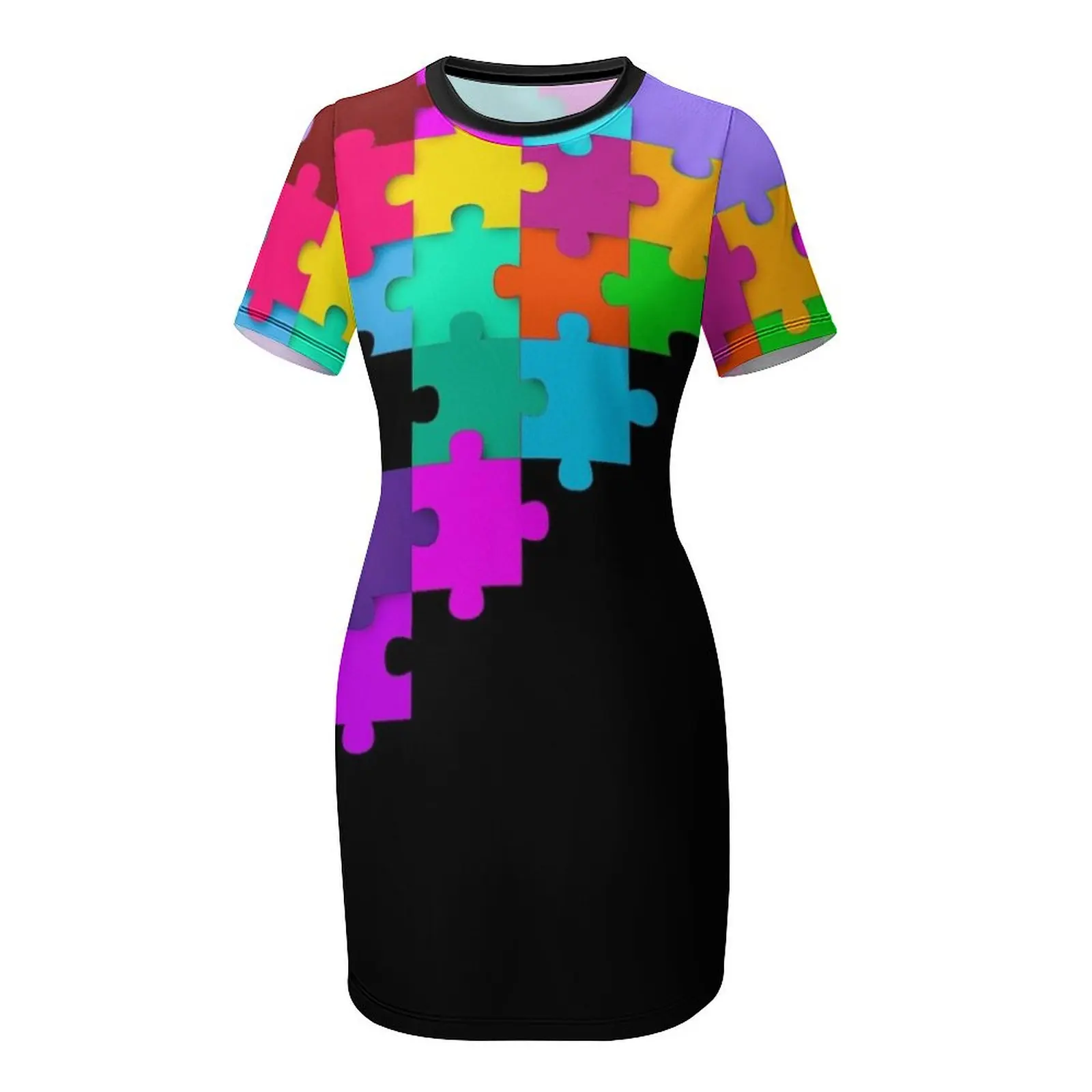 puzzle time essential t shirt  - Summer Clothing Essentials Women review and price