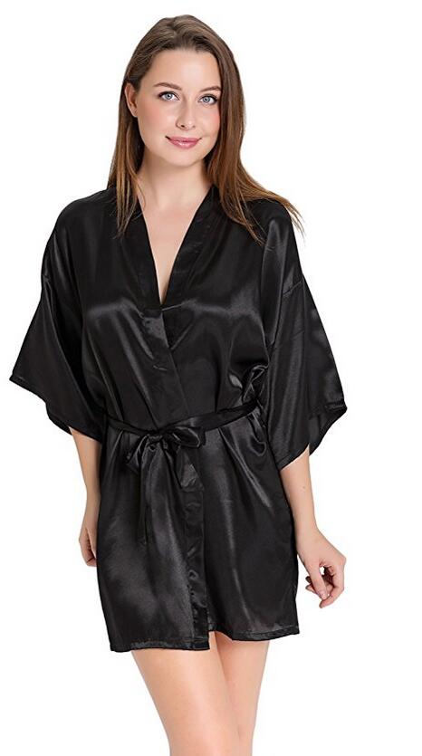 Sexy Silk Satin Night Kimono R - Summer Nights Clothing review and price