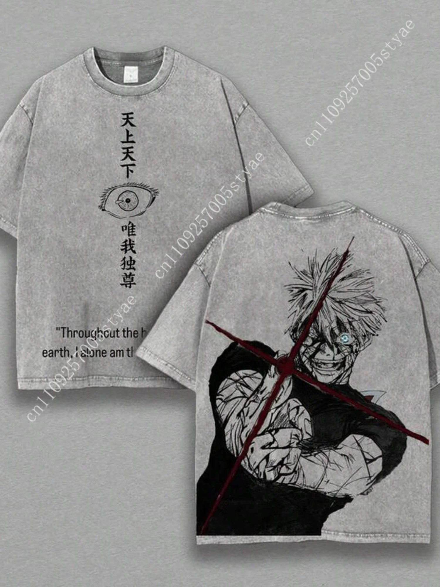 Gojo Satoru Graphic Tshirt  Ma - Yours Summer Clothing review and price