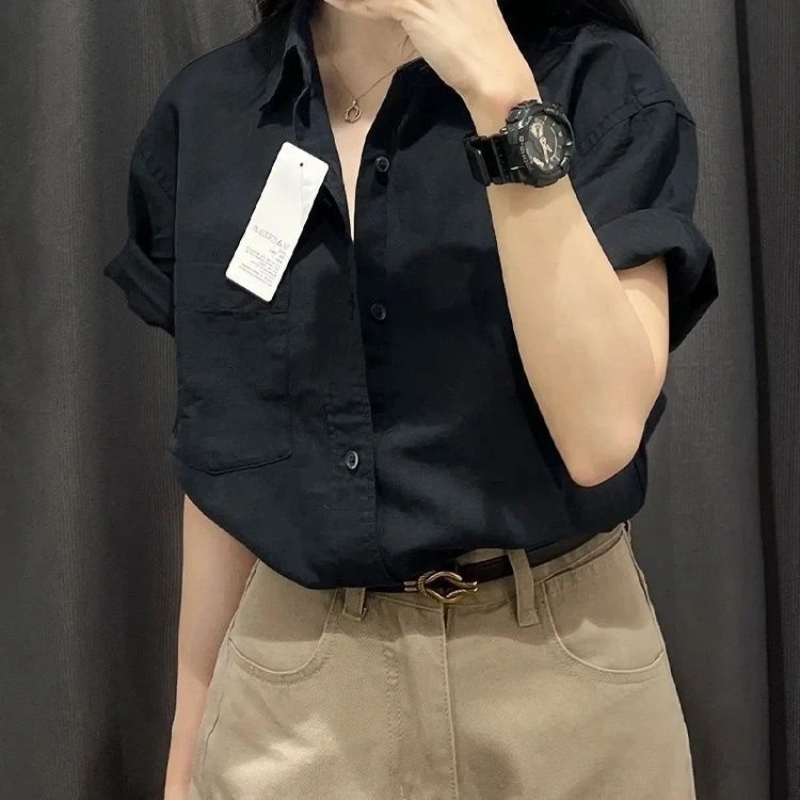 Korean Short Sleeve Polo Neck  - Summer Clothing Trends For Women review and price