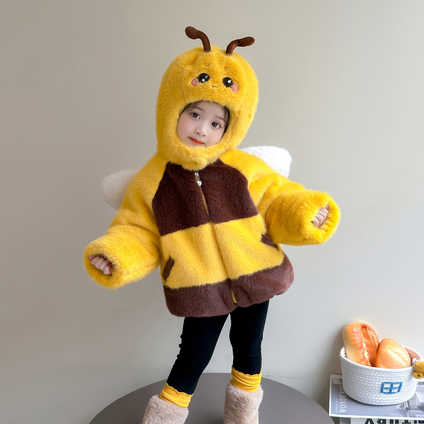 Cartoon Little Bee Girl Cotton - Yours Clothing Summer Jackets review and price
