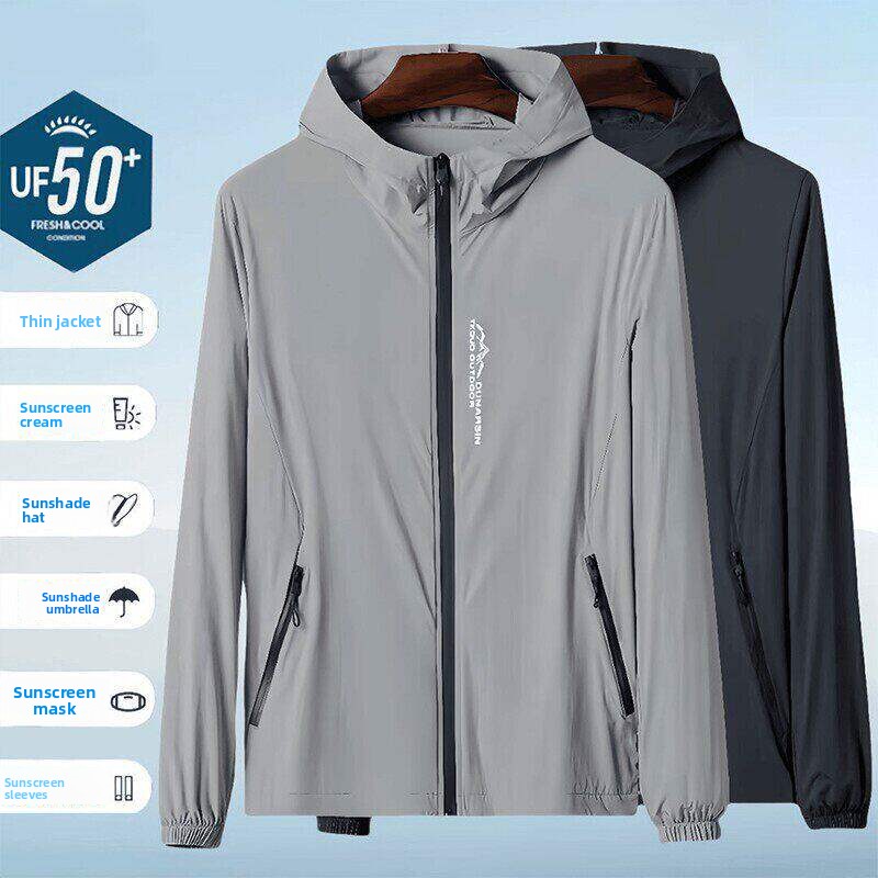 Ice Silk Breathable Hooded Men - Summer Uv Clothing review and price