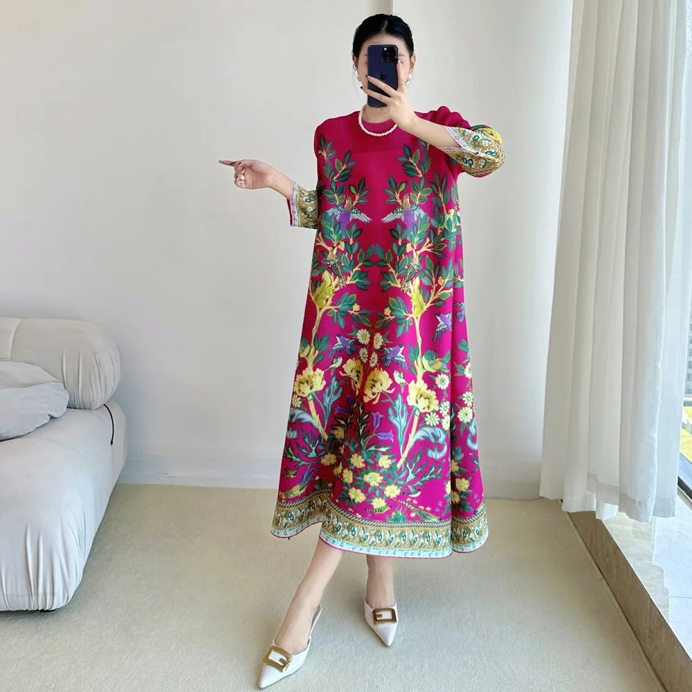 Miyake Vintage Print Dress Sev - Summer Clothing Essentials Women review and price