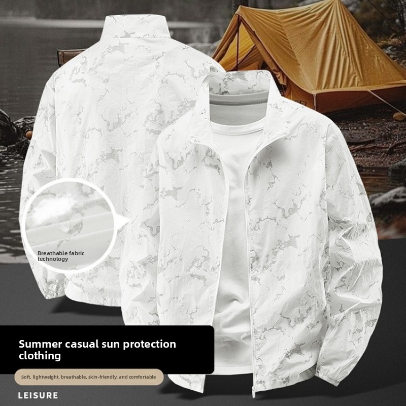 Men's Stand Collar Sun Protect - Summer Uv Clothing review and price