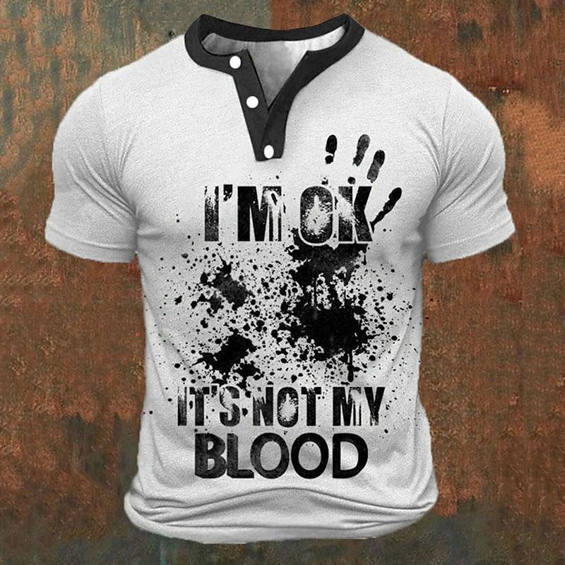 Funny 3D Letter Print Men's He - Summer Clothing Men Fashion review and price