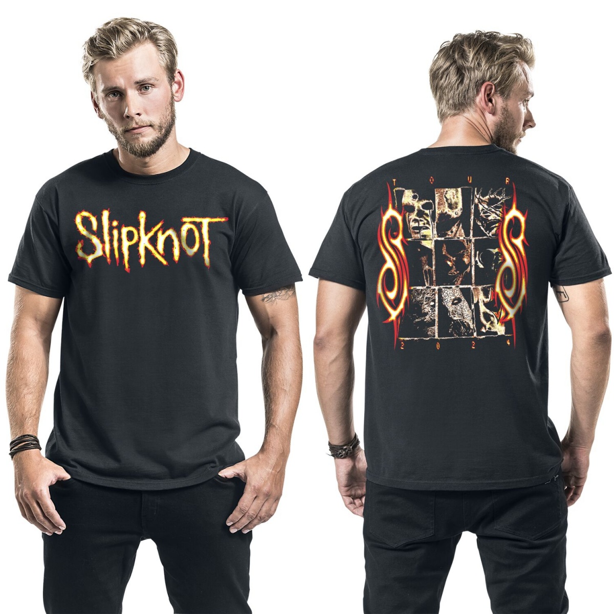 2026 Retro Slipknot Graphic Co - Summer Clothing Men Fashion review and price
