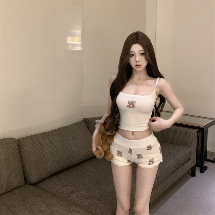 Two Piece Set,Camis and Short, - Summer Clothing Y2K review and price