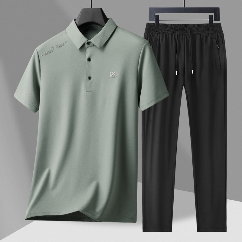 Men's Casual 2-Piece Sportswea - Summer Clothing Men Fashion review and price
