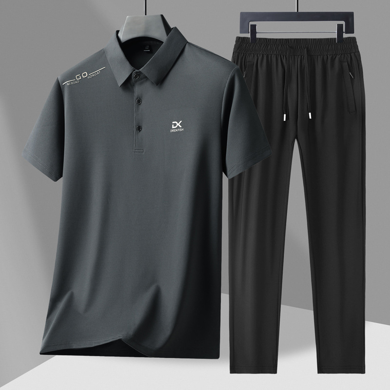Men's Casual 2-Piece Sportswea - Summer Clothing Men Fashion review and price