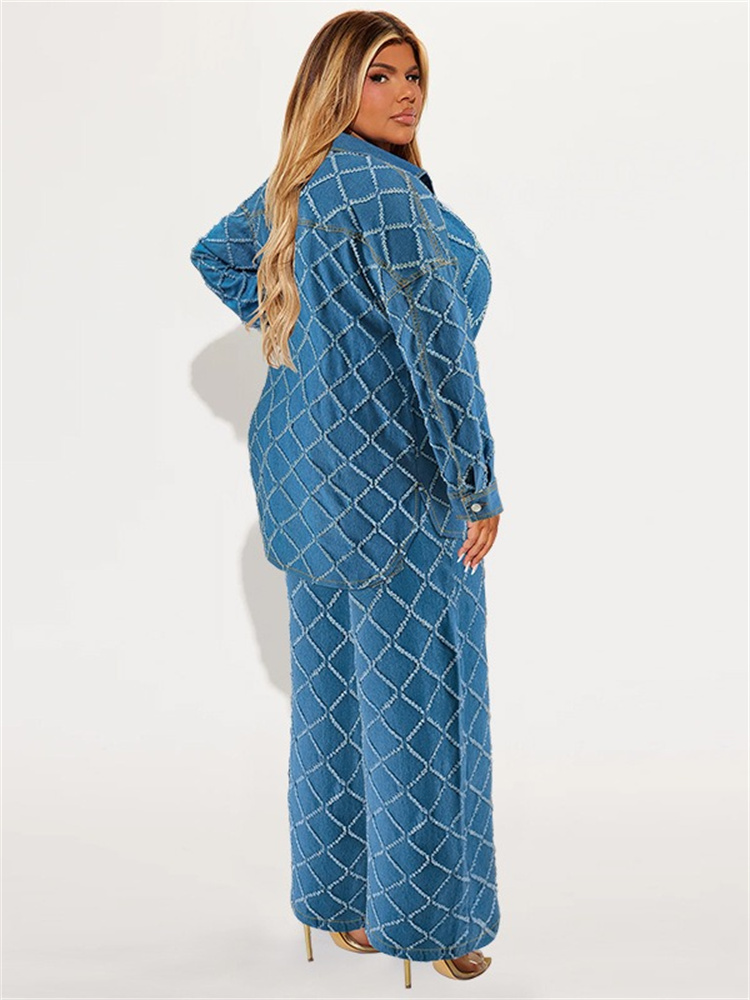 Wmstar Plus Size Denim Two Pie - Summer Clothing Wholesale review and price